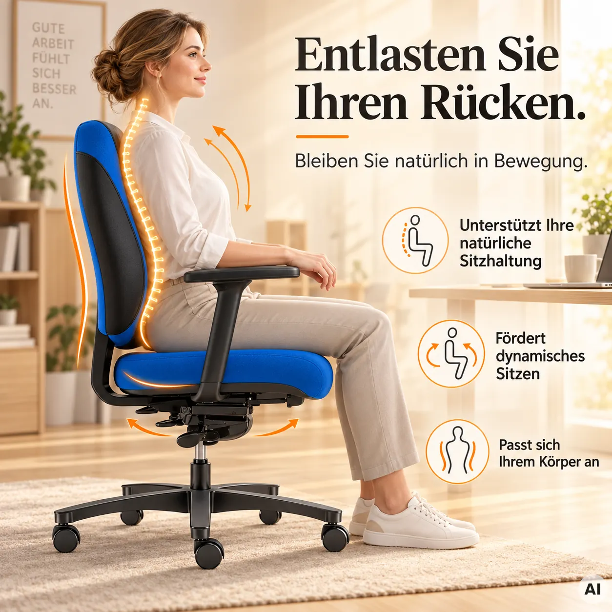 Evo Sport M - Ergonomischer top Bürostuhl